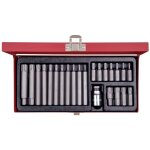 King tony - coffret d'embouts tournevis et torx - 23 pices