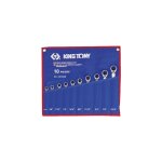 Trousse de 10 cls  cliquet rversible pouce 5 / 16'  15 / 16' - king tony