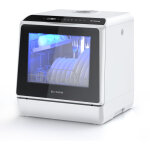 Mini lave - vaisselle de table pose libre posable blitzhome bh - cdw1 4 couverts capacit 5l 900w 0. ...