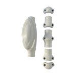 Kintech - cr�mone fonctionnelle � bouton - finition : blanc ral9016 - map