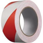 Kip - ruban de signalisation extra 339 pvc rouge / blanc longueur 33 m largeur 50 mm rouleau