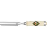 Kirschen - gouge largeur de lame 16 mm av 2 viroles acier manche en htre blanc forme ulm