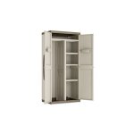 Kis - armoire en r�sine exellence xl porte - balai cm 89x54x182 h