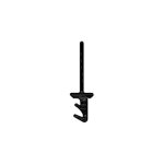 Kiso - joint porte levante et coulissante. rainure 3mm s 5507 noir. rouleau 150 m�tres