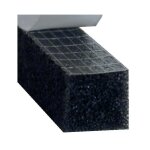 Kiso - rouleau de mousse impr�gn�e 15m 15 / 3 gris mi 2408 x2 15 / 3 g