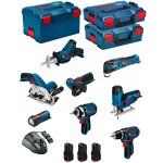 Bosch - kit 12v bmk8 - 28bd3 (gsr 12v - 15 + gdr 12v - 105 + gks 12v - 26 + gws 12v - 76 + gst 12v - ...