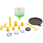 Kit 15 pi�ces entonnoir liquide refroidissement radiateur automobile anti - d�versement avec bouchons ...