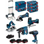 Bosch - kit 18v bk501 (gst 18v - lis + gks 18v - li + gbh 18v - 21 + gws 18 - 125v - li + gsr 18v - 55 ... Bosch - kit 18v bk501 (gst 18v - lis + gks 18v - li + gbh 18v - 21 + gws 18 - 125v - li + gsr 18v - 55 ...