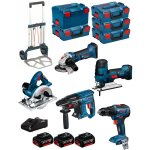 Bosch - kit 18v bk502 (gst 18v - lis + gks 18v - li + gbh 18v - 21 + gws 18 - 125v - li + gsr 18v - 55 ...
