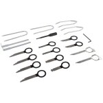 Kit 20 outils pour demontage depose auto radios