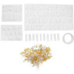 Kit de 214 moules en silicone pour boucles d'oreilles et pendants, diy bijoux artisanaux accessoire 83056 ...