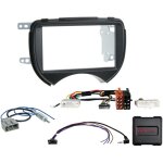 Kit 2din pour nissan micra k13 2011 - 2013 avec commande au volant et antenne