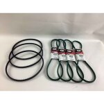 Kit 3 courroies seed + 4 courroies turbine faucheuse gianni ferrari