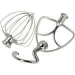 Kit de 3 pi�ces de rechange compatible avec kitchenaid ksm100, k45, k45ss robot culinaire - fouet, batteur ...