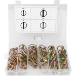 Kit de 50 goupilles fendues en acier pour tracteur, remorque et �quipement agricole