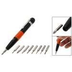 Kit de 9 tournevis torx et stylo pour montres, tlphones de poche