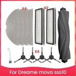 Kits d'accessoires pour aspirateur s10 : brosse principale, brosse lat�rale, filtre hepa, lingettes de ...