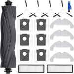 Kit accessoires pour dreame d10 plus gen 2, 4 serpill�res, 6 sacs � poussi�re, 1 brosse principale, 4 ...
