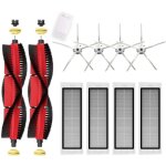 Kit d'accessoires pour xiaomi roborock s5 max s6 pure s6 maxv brosses lat�rales principales filtre hepa ...