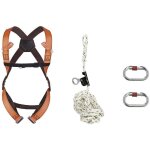 Kit harnais anti - chute pour toiture elara 150 - delta plus orange m