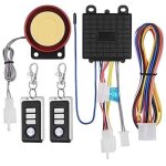 Kit antivol d'alarme moto universel avec sirne 125db code tlcommande