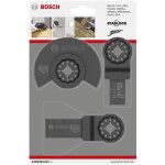 Bosch ? kit de base 3 lames pour outils multifonctions ? lames pour bois et m�tal ? changement rapide ...