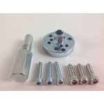 Kit de blocage du piston du moteur de la tron�onneuse + cl� de d�brayage