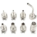 Kit de bus rondes pour pistolet thermique en acier 8 pi�ces pistolet � air chaud portable � temp�rature ...