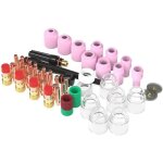 Jamais utilis�]kit de buse � gaz pour torche de soudage tig wp - 17 / 18 / 26, 71 pi�ces