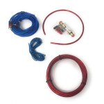 Kit de cbles audio rca pour l'installation d'un amplificateur de puissance dans une voiture