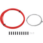 Kit de c�bles de d�railleur pour v�lo route et vtt, c�ble interne et gaine de remplacement rouge