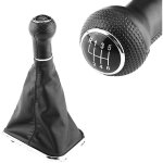 Kit de cadre de botte de gu�tre de pommeau de levier de vitesse de voiture � 6 vitesses pour bora golf ...