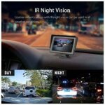 Kit cam�ra de recul sans fil 4, 3 pouces ? �cran lcd haute d�finition ? vision nocturne ? �tanch�it� ...