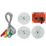 Kit de capteur ecg - moniteur de fr�quence cardiaque avec c�ble d'�lectrode - alimentation 3. 3v dc