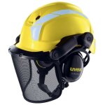 Kit casque forestier pheos forest uvex 9774 - jaune - taille unique Kit casque forestier pheos forest uvex 9774 - jaune - taille unique
