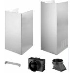 Kit chemin�e + deflecteur + raccord amc054ix (480122102371) hotte whirlpool