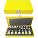 Le kit de cl de la boussole torx mle et femelle helv par 16pz chromovanadium hld10118
