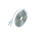 Kit complet ruban led 10 m�tres 220v silicone �tanche ip68 blanc froid 6000�k smd5050 60led / m - pas ...