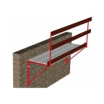 Matisre - kit console 3m avec garde - corps et plinthes - tube rond - kitcf1000epx3m / gc