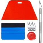 Kit covering, outils de film pour papier peint, fen�tre voiture, carrelage vinyle, raclette pour pose ...