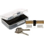 Kit de crochetage de serrure - cylindre profil� transparent - cadenas d'entra�nement pour s'entra�ner ...