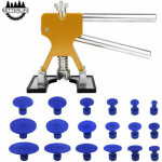 Kit d�bosselage sans peinture, outil d�bosselage carrosserie avec 18 ventouses