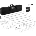 Kit de d�bosselage sans peinture tige dsp pdr outils de carrosserie (15 tiges dsp, coussin de montage ...