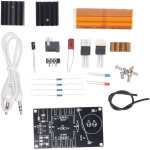 Kit diy bobine tesla mini 15w avec haut - parleur plasma - projet de soudure pour ados, adultes, cadeau ...