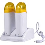 Kit double chauffe - eau rouleau + base de recharge pour les bandes d�pilatoires cerise
