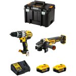 Dewalt - kit dwk221 (dcd996 dcg405 2 x 5, 0 ah dcb115 tstak vi)
