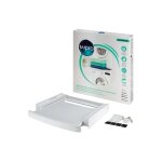 Whirlpool - kit de superposition universel d'origine avec tablette coulissante sks100 sks101