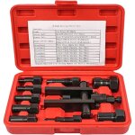 Kit d'extraction de roulements 10 pi�ces, kit de d�montage de roulements de roue, kit d'outils pour moto, ...