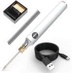 Kit de fer � souder, jeu de fer � souder �lectrique portable usb, stylo d'outils de soudage de temp�rature ...