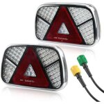 Kit de feux arri�re de remorque 12 v / 24 v �tanche clignotant / frein / marche arri�re / brouillard ...